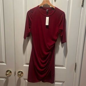 NWT Maroon Francesca’s Dress